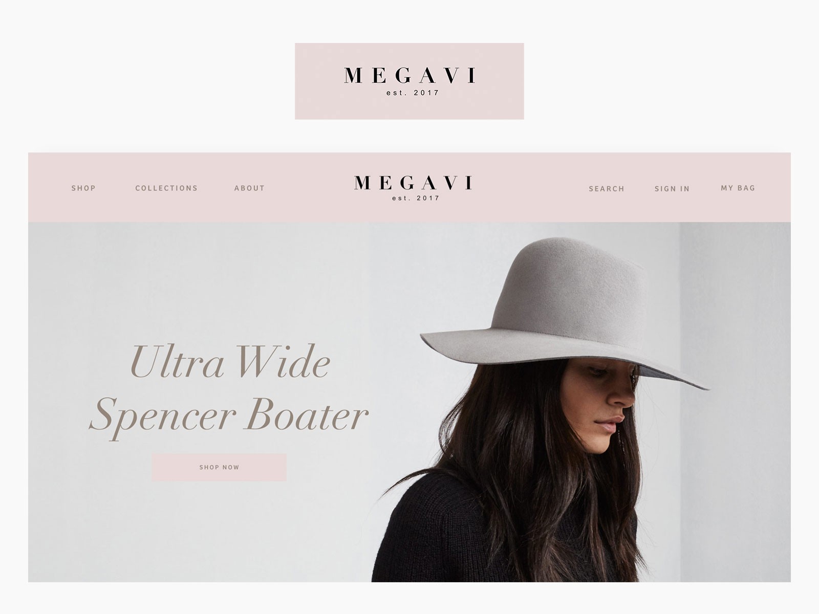 The MEGAVI brand specializes in selling handmade women's hats and accessories online, with a deep connection to Guanajuato, Mexico.